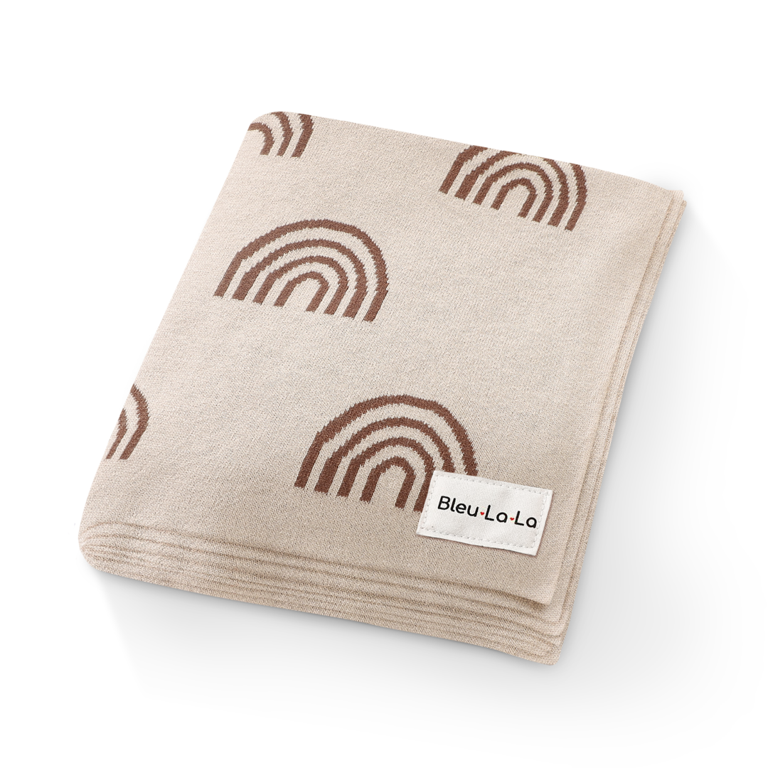 Cotton Receiving Blanket | Rainbow