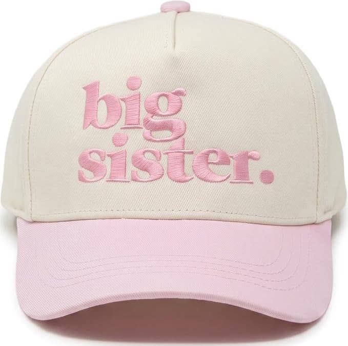 Big Sister Cap - Light Pink/Beige