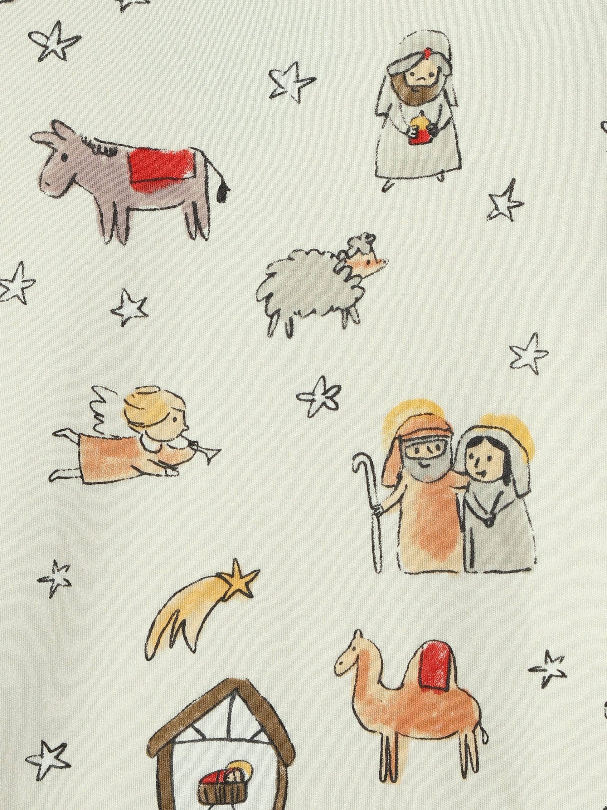 Away in a Manger PJ Long Sleeve Set