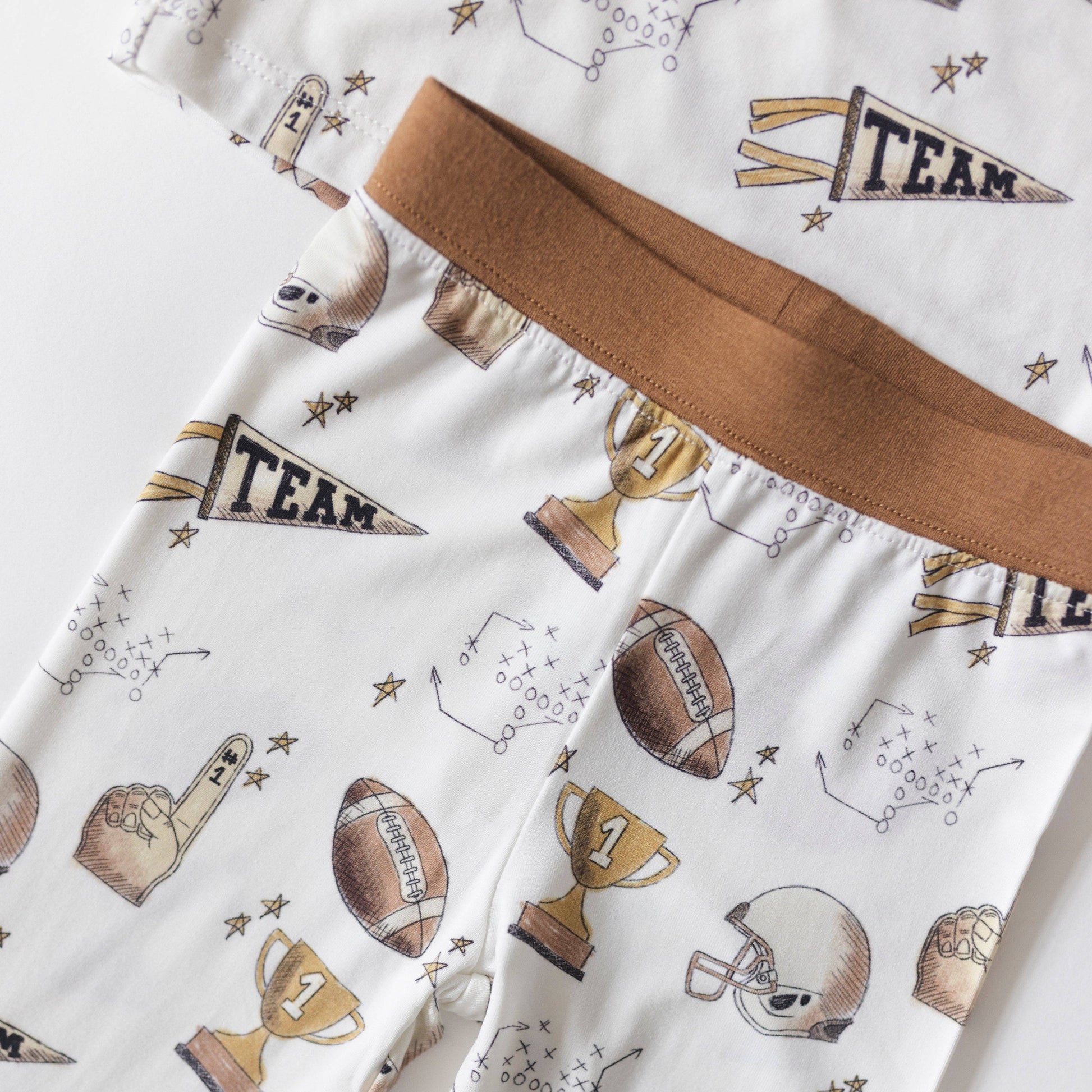 Game Day Bamboo Pajamas - Toddler Two Piece Set
