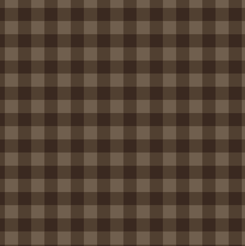 Chestnut Gingham (Ribbed) Zip Pajamas