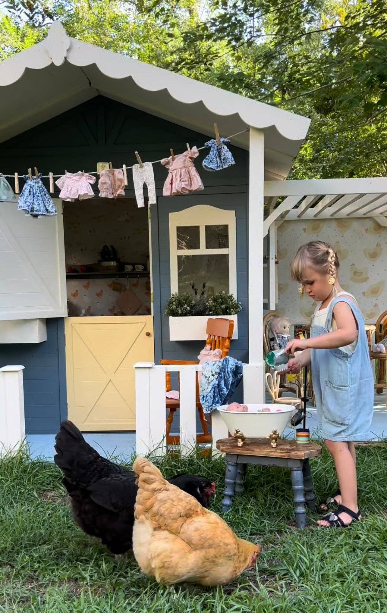 Toddler 2-Way Denim Short Overalls