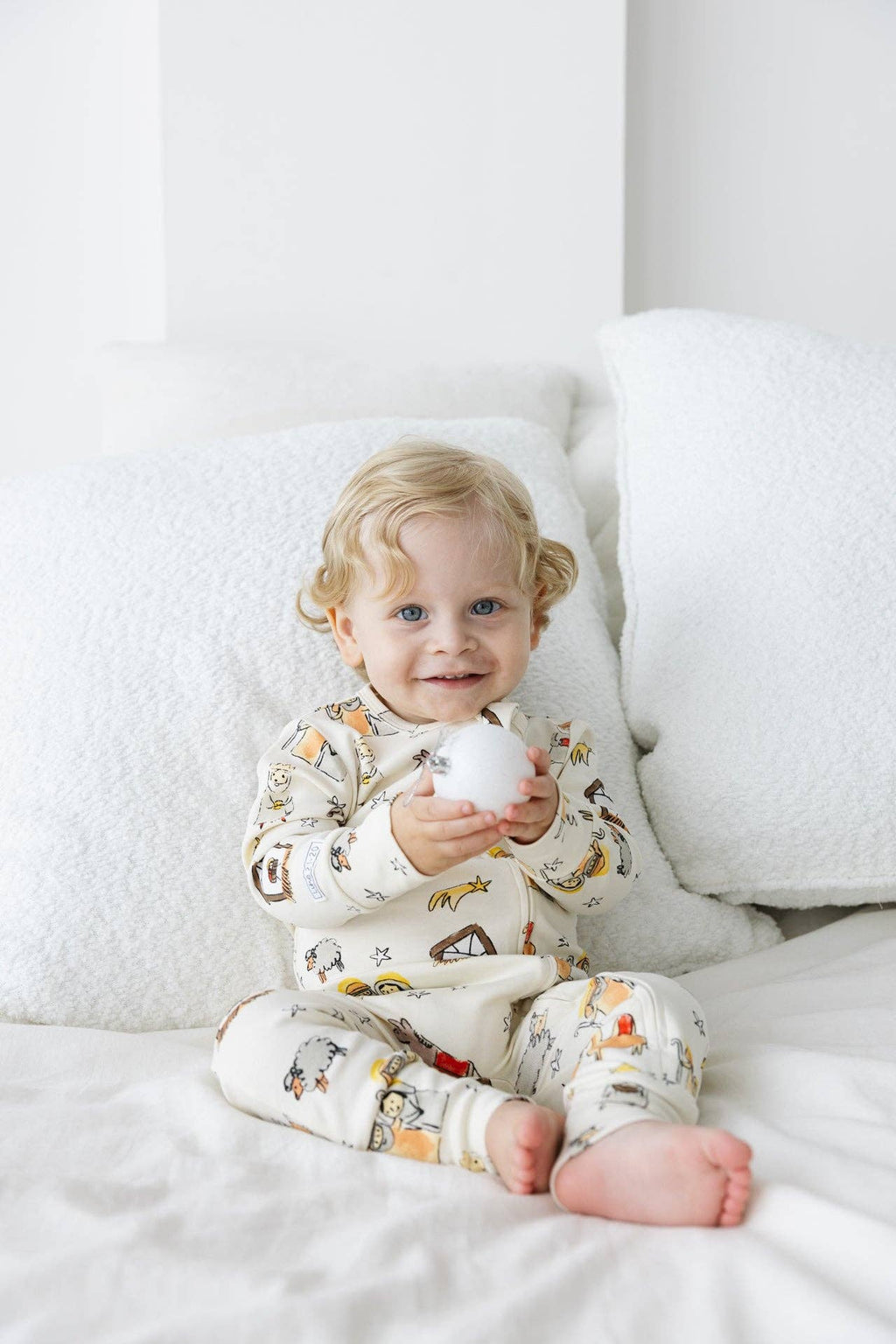 Away in a Manger PJ Footless Onesie