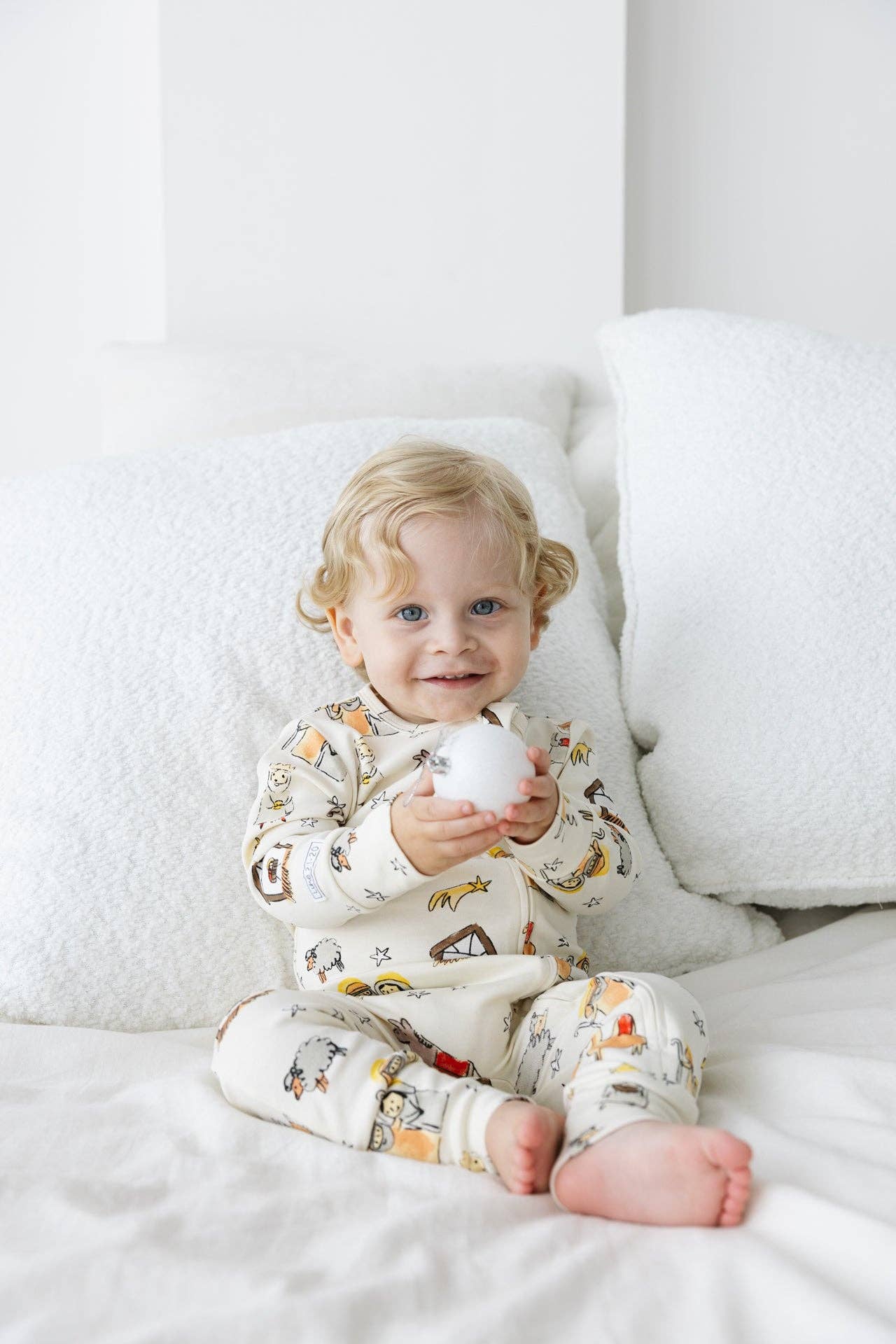 Away in a Manger PJ Footless Onesie