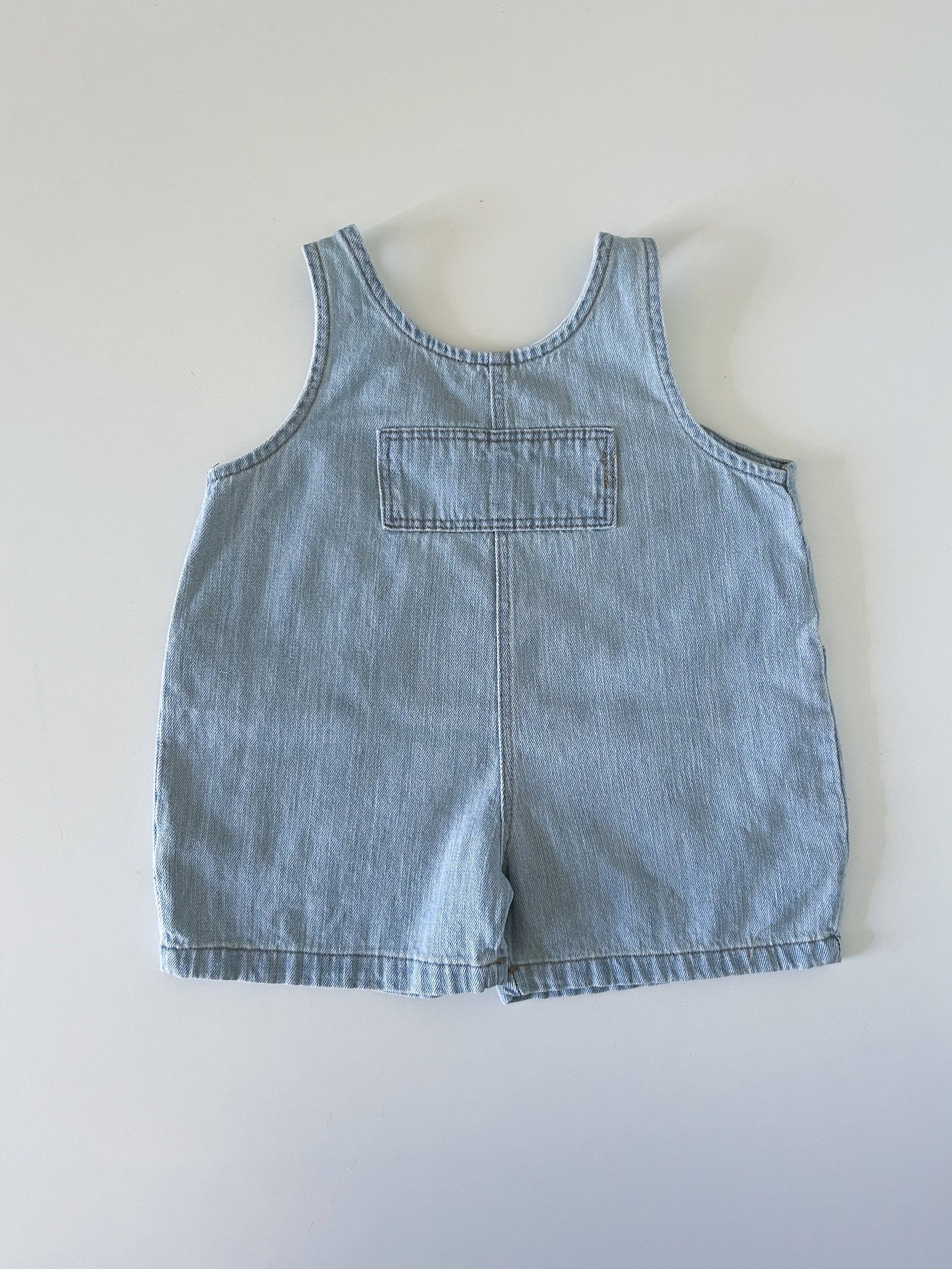 Toddler 2-Way Denim Short Overalls