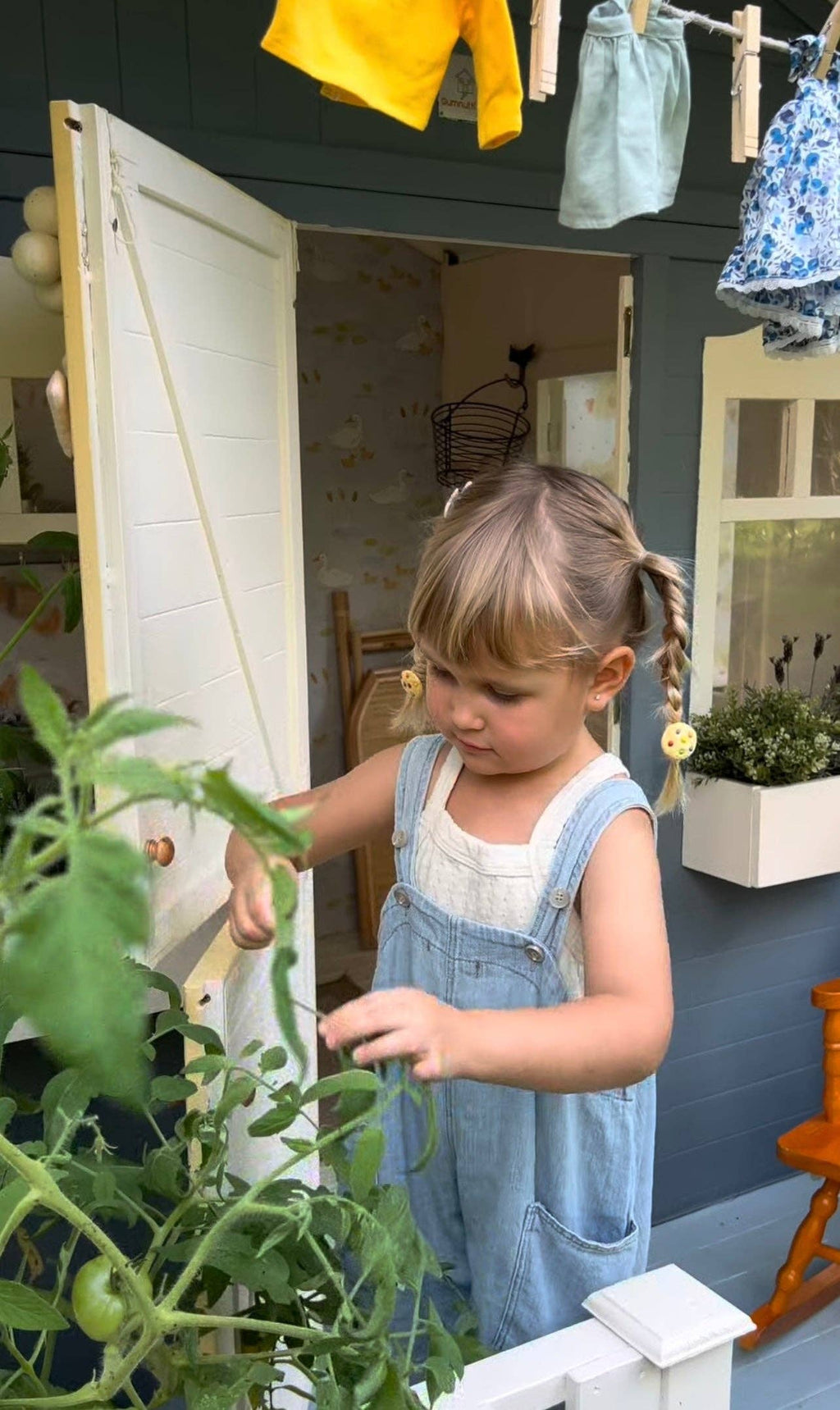 Toddler 2-Way Denim Short Overalls