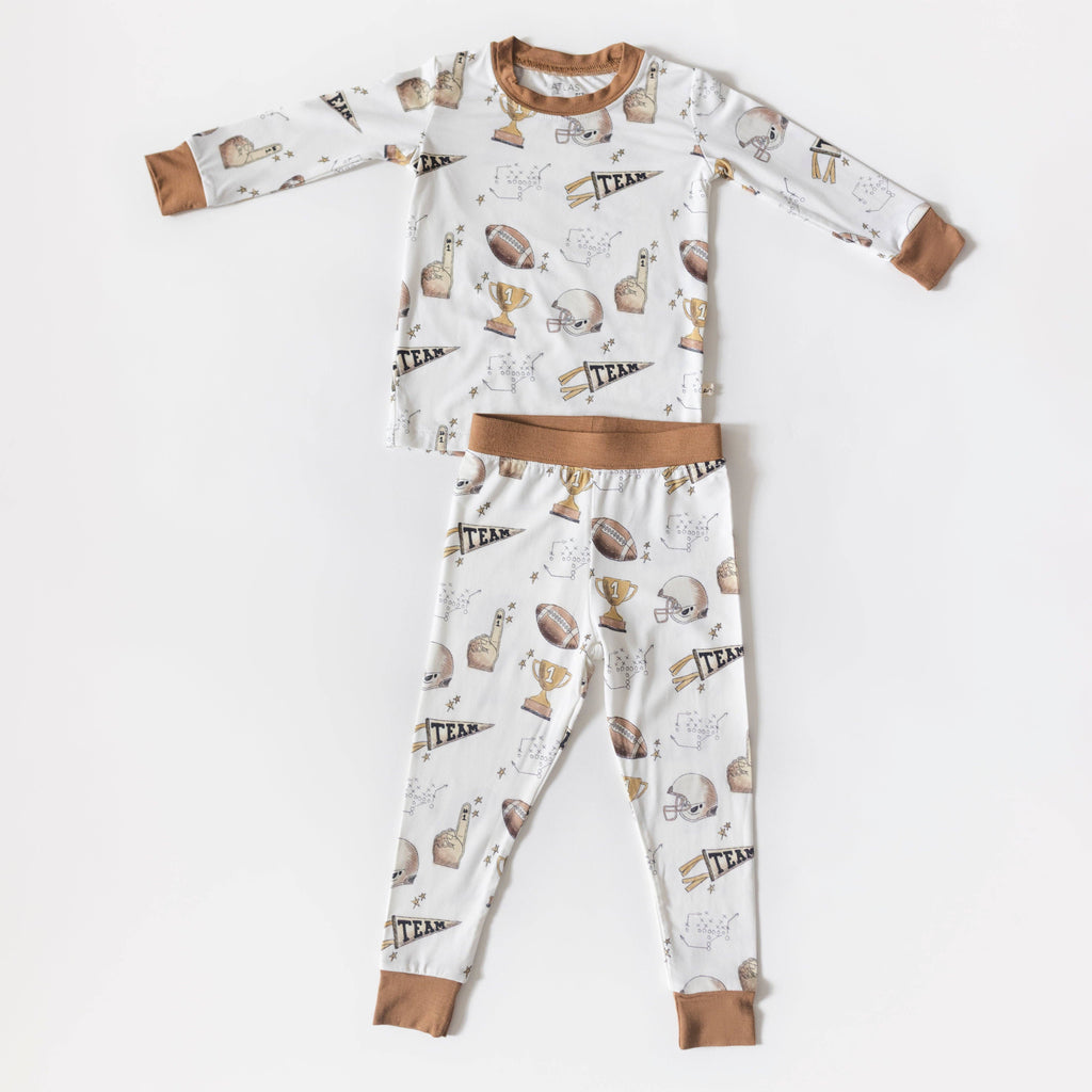 Game Day Bamboo Pajamas - Toddler Two Piece Set