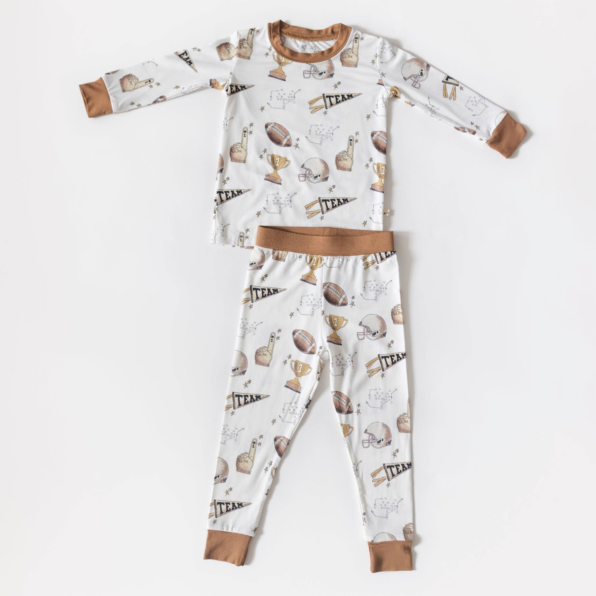 Game Day Bamboo Pajamas - Toddler Two Piece Set