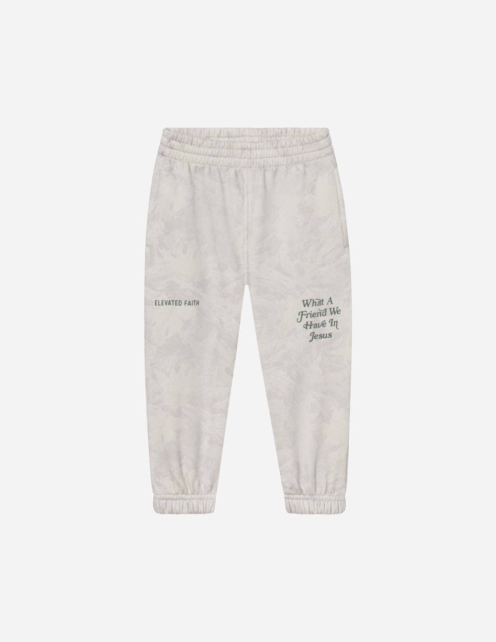 What a Friend in Jesus Camo Kids Sweatpant