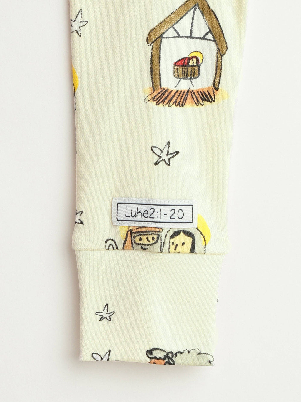 Away in a Manger PJ Footless Onesie