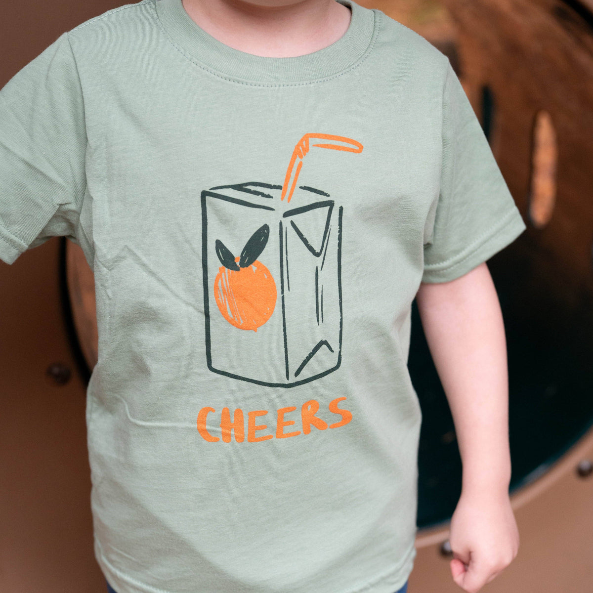 Cheers Toddler Tee - Sage