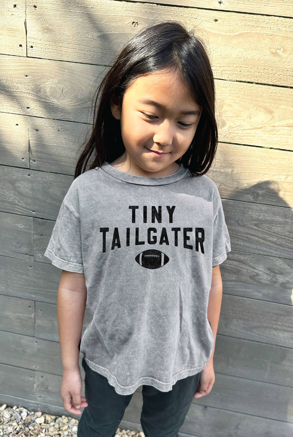 Tiny Tailgater Toddler Washed Tee - Gold & Black