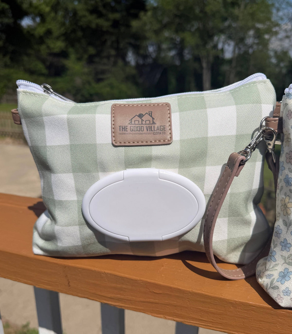 Wipes Clutch | Gingham