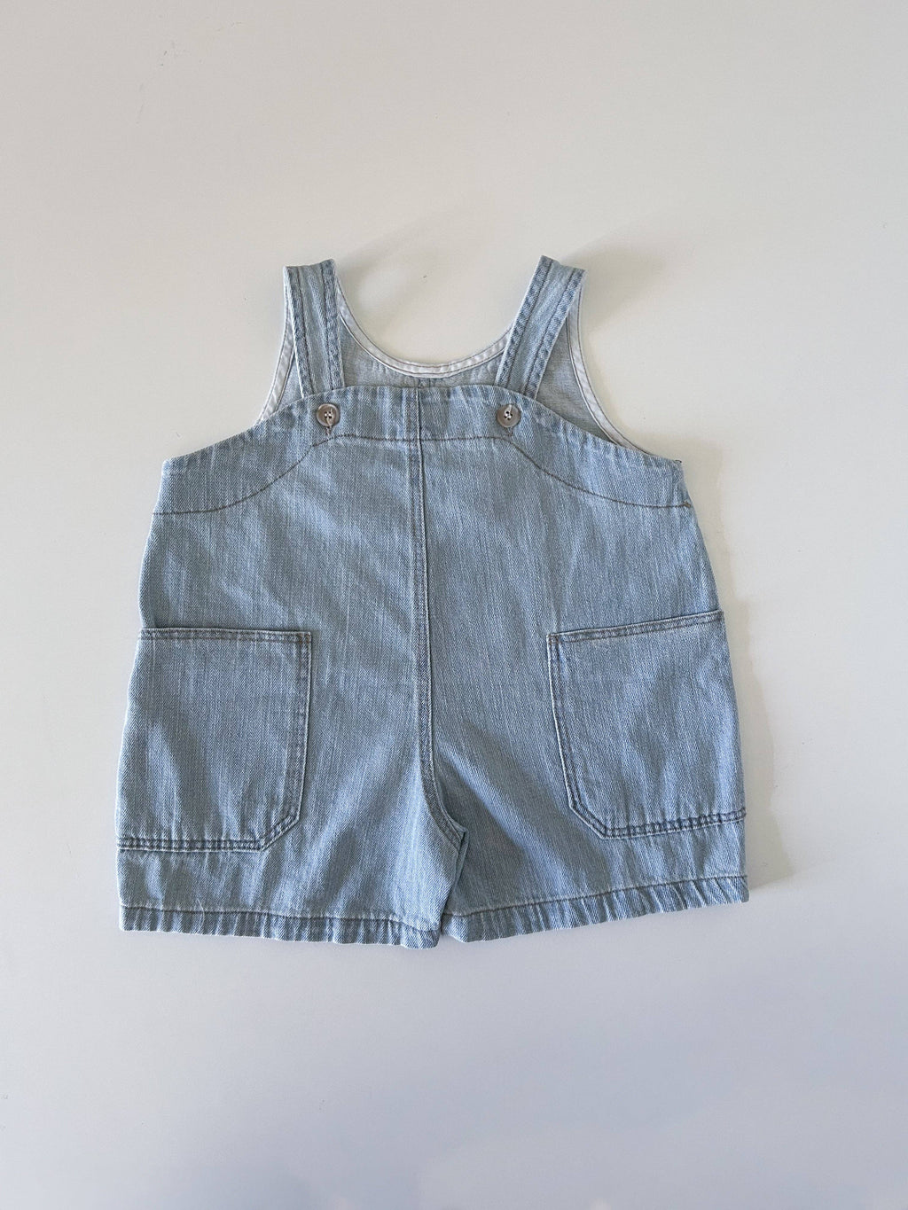 Toddler 2-Way Denim Short Overalls
