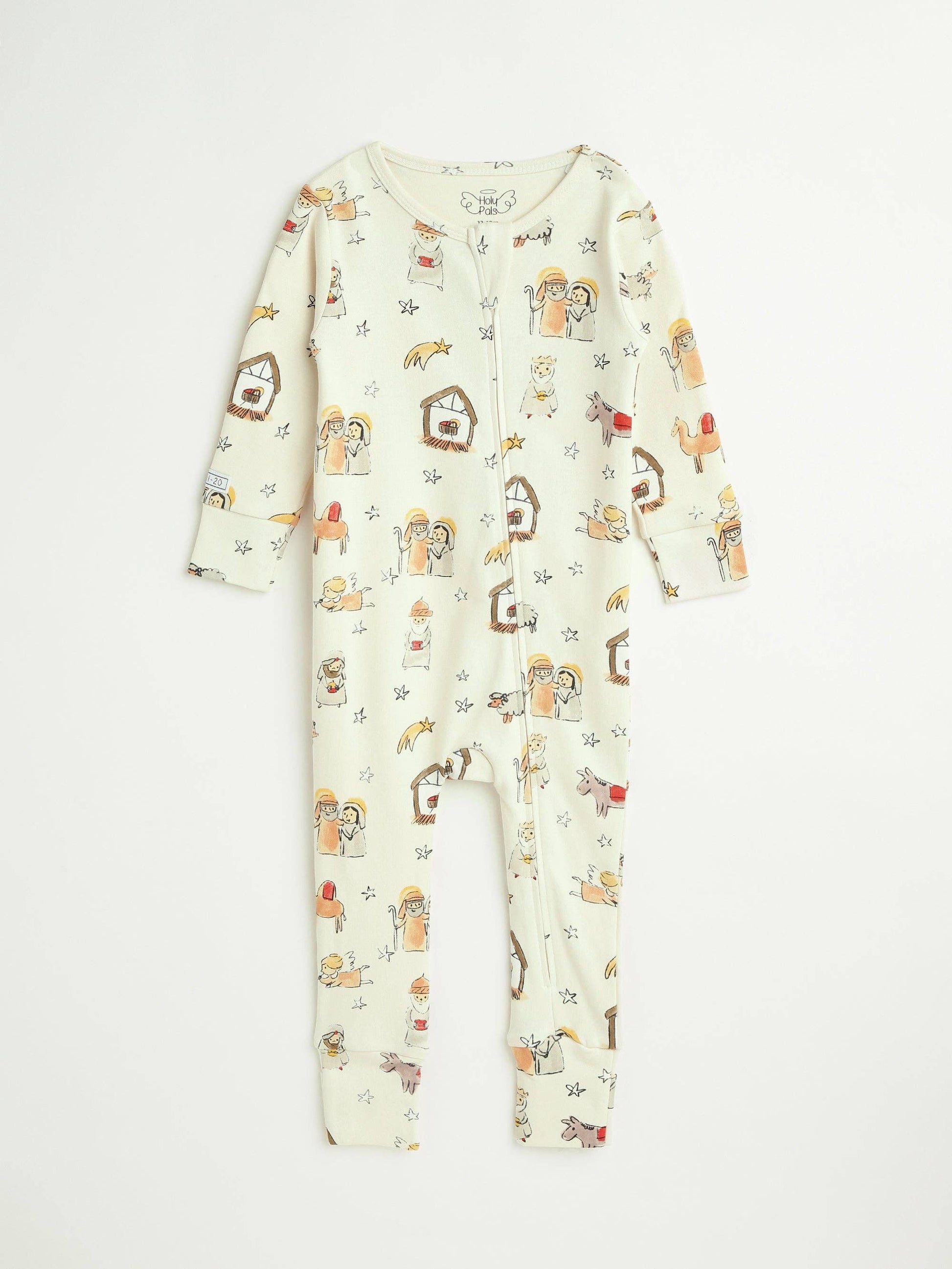 Away in a Manger PJ Footless Onesie
