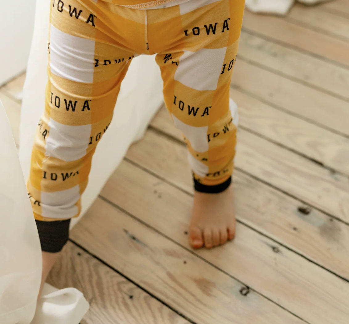 Two Piece Jammies Set - Iowa Grid