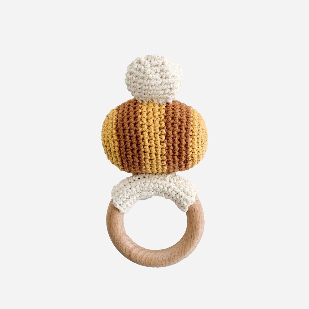 Crocheted Bee Rattle