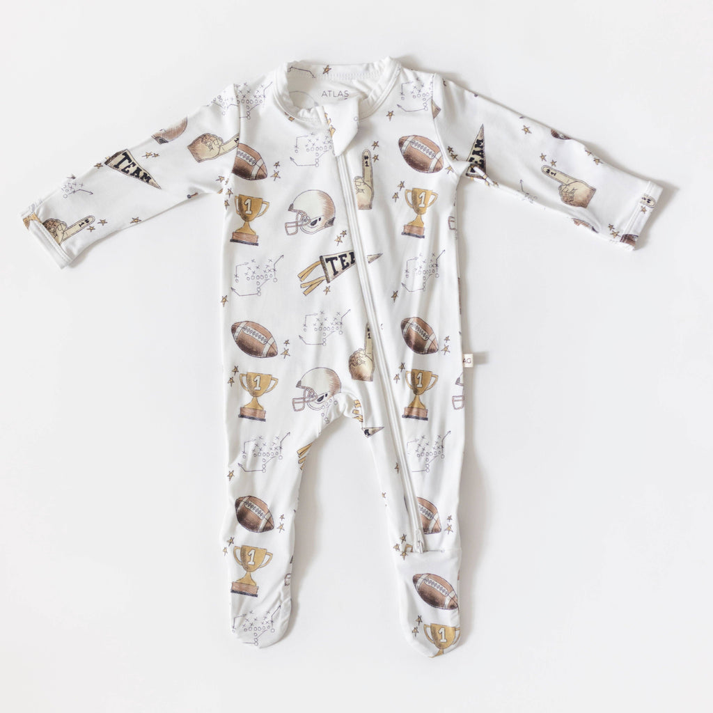 Game Day Bamboo Pajamas - Baby Onesie