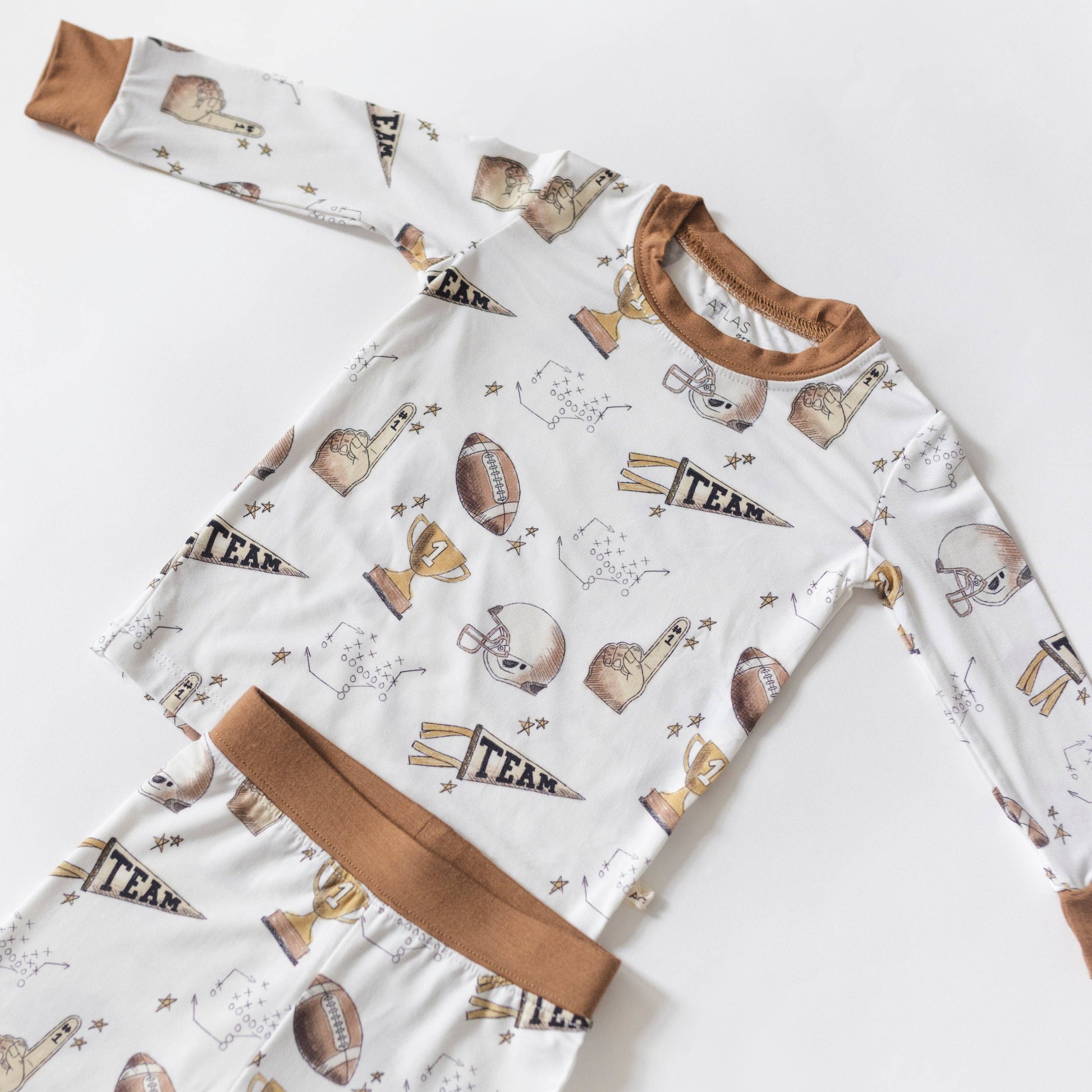 Game Day Bamboo Pajamas - Toddler Two Piece Set