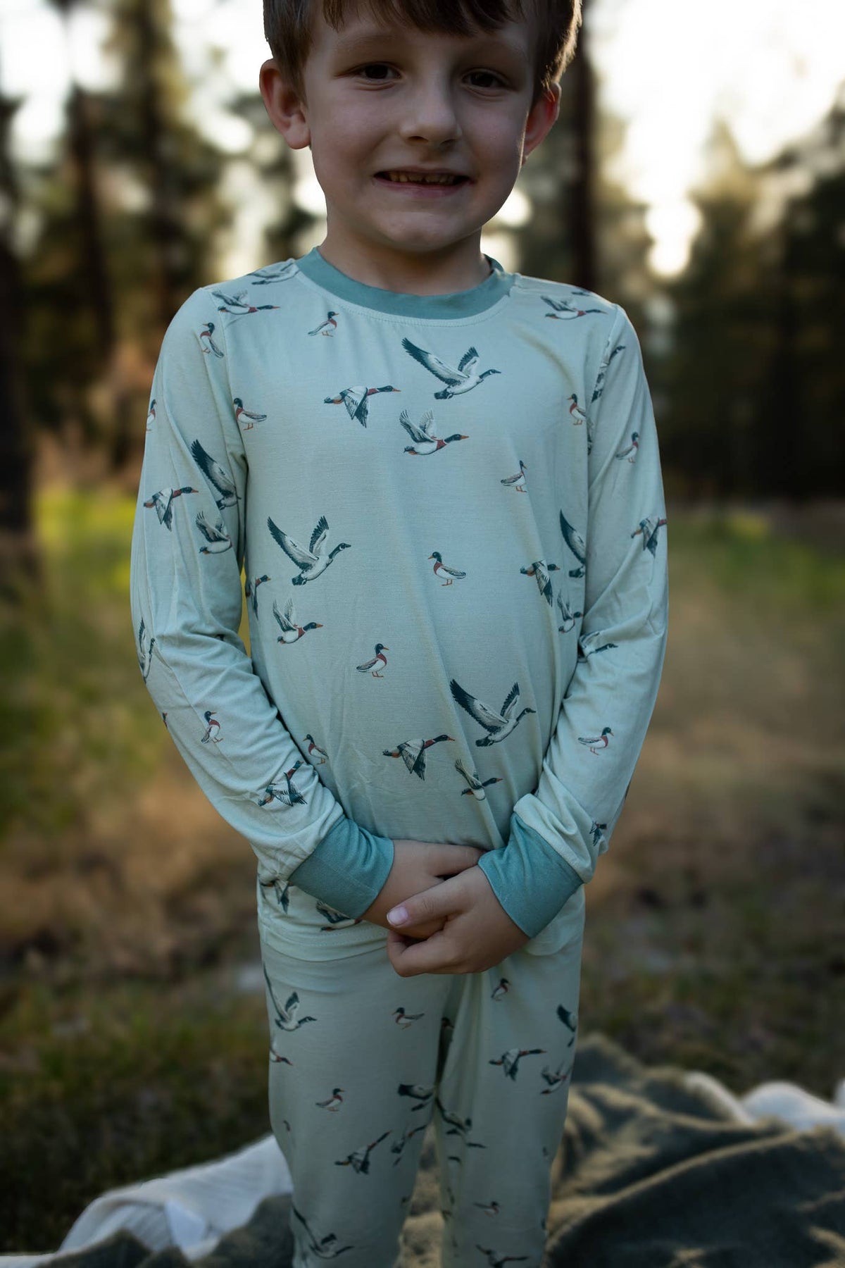 Duck Duck Goose Bamboo Pajamas