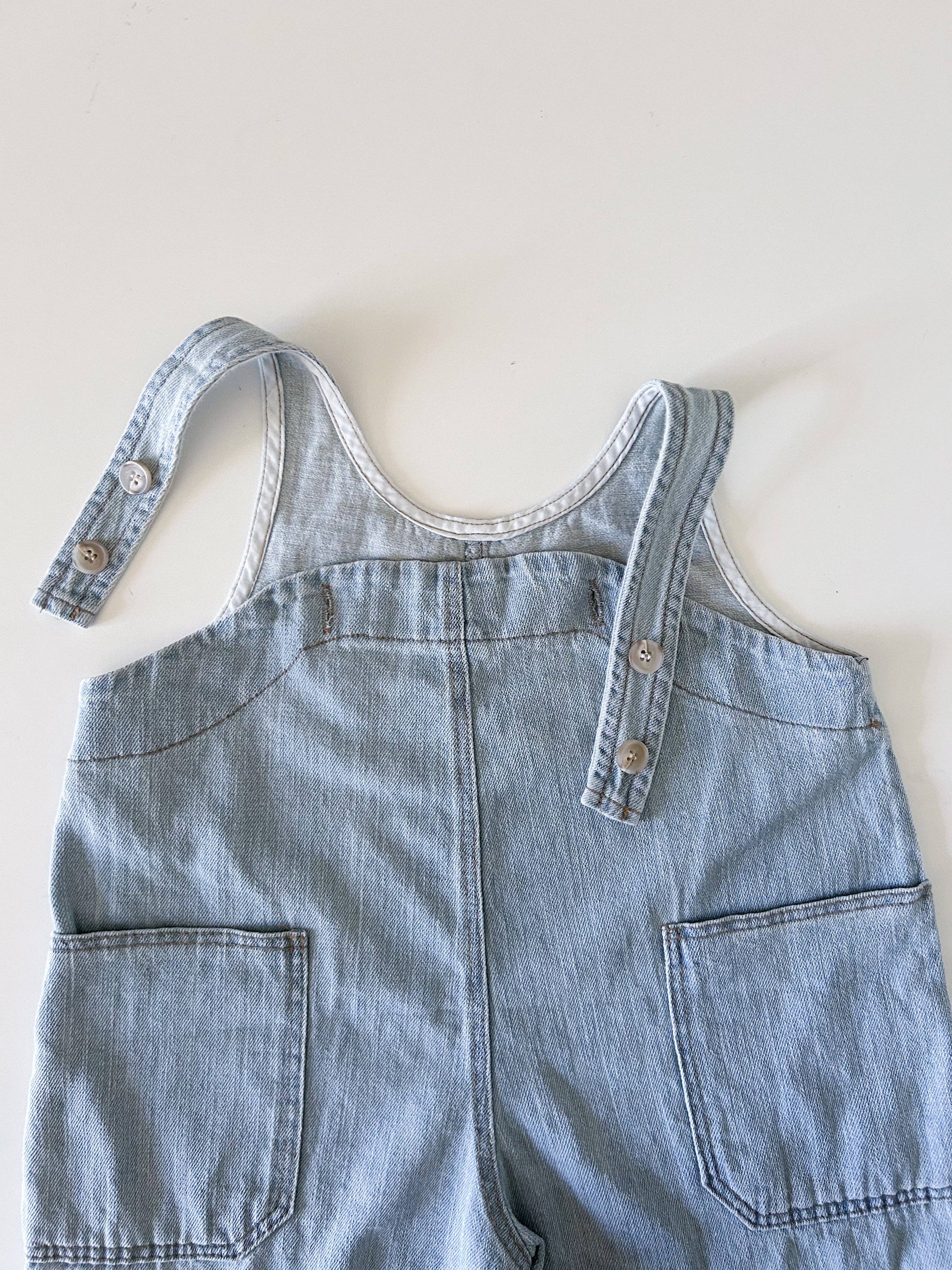 Toddler 2-Way Denim Short Overalls