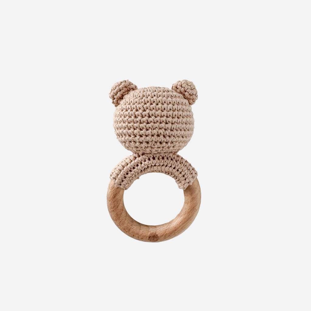 Crocheted Bear Rattle