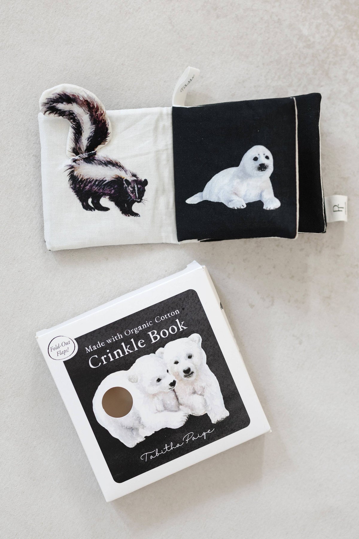 Black & White Soft Crinkle Book