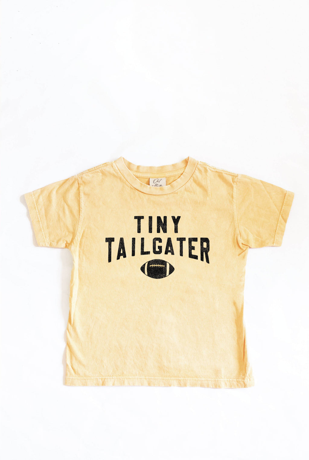 Tiny Tailgater Toddler Washed Tee - Gold & Black