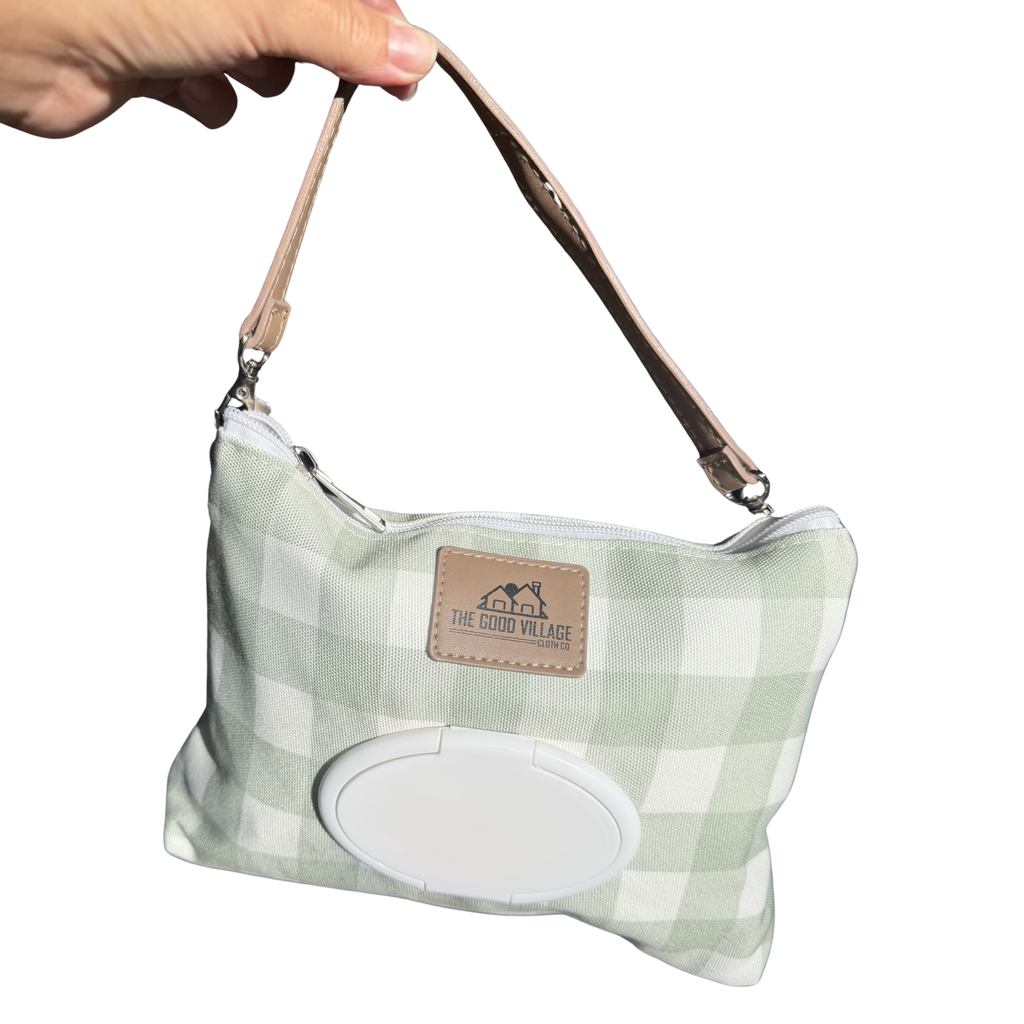 Wipes Clutch | Gingham